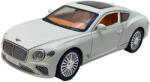  Macheta metal replica Bentley continental alb cu sunete, fum, lumini, deschide usi, capota si portbagajul /24
