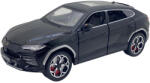 JPT Macheta din metal Lamborghini Urus negru replica cu fum scara 1: 24 (JPT)