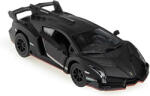 Kinsmart Macheta 1/36 lamborghini veneno, matt black negru mat in cutie Kinsmart (JPT)