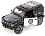  Macheta 1/36 2022 Ford Bronco Police, black/white Kinsmart
