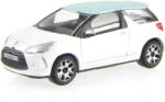  Macheta Bburago citroen ds3, white/blue 1/43