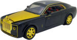 Jie Gao Macheta metal Rolls Royce Phantom limuzina negru auriu replica deschide usi, capota si portbagaj scara 1/24 (JPT)