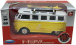 kingstoy Macheta replica Volkswagen T1 Surf din Metal galben (JPT)