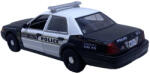  Macheta 2011 Ford Crown Victoria Police Interceptor 1: 24 Terre Haute Indiana Police - Greenlight Hot Pursuit