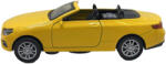 JINCHEJIANG Macheta replica Mercedes-Benz E-Klasse Cabrio, lungime 10 cm, culoare galbena (JPT)