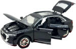 JPT Macheta SUV Audi Q8 Die-Cast 1: 24 Negru - sunete, lumini si resort- 20 cm (JPT)