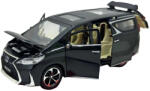  Macheta Die-Cast Monovolum Lexus LM 1: 24 Negru -sunete, lumini si resort- 20 cm