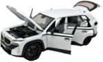 JPT Macheta BMW XM Alb- Die-Cast 1: 24- sunete, lumini si resort- 20cm (JPT)