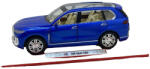  Macheta SUV Albastru BMW X7 - Scara 1: 24- sunete, lumini si resort-20cm