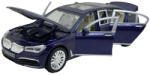 XLG Macheta metal Limuzina BMW 760Li V12 XLG 1: 24 albastru Sunete si Lumini (JPT)