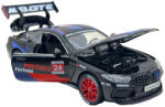 Miniauto Macheta BMW M8 GTE Racing 1: 32 negru replica metal lumini si sunete (JPT)
