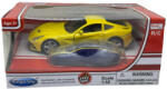 Kings Toy Macheta Ferrari galben 1: 32 replica metal cu lumini si sunete, activare prin cheie telecomanda (JPT)
