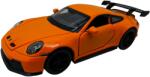  Macheta Porsche 911 GT3 portocaliu 1/32 sunet lumini deschide usile si capotele