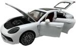 XUIE Macheta Porsche Panamera alb 1/24 sunete lumini deschide usile si capotele (JPT)
