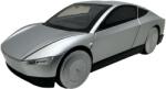 JPT Macheta Tesla Cybercab robotaxi argintie cu sunete lumini deschide usile si capotele (JPT)