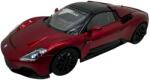 Chimei Model Macheta Maserati MC20 visiniu 1: 24 replica metal lumini si sunete usi capota portbagaj deschise (JPT)