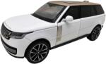  Macheta Range Rover SV 2022 - Alb cu plafon auriu, scara 1: 32, metal, usi si capota deschise, lumini si sunete