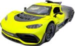 LJX Models Macheta supercar Mercedes AMG ONE galben 1: 32 replica metal lumini si sunete, usi fluture deschise (JPT)