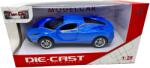 JPT Macheta Ferrari albastru scara 1: 36 replica metal lumini si sunete, usi deschise (JPT)