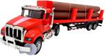  Macheta TIR Transport Lemne - Metal Die-Cast, cu busteni detasabili