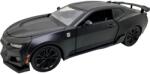 Miniauto Macheta Chevrolet Camaro negru 1: 24 lumini sunete pull back usi capota si portbagaj functionale (JPT)