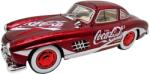  Macheta Mercedes-Benz 300SL rosu Coca-Cola 1: 24 replica metal gullwing cu sunete lumini deschide usile
