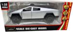 JPT Macheta Tesla Cybertruck gri 1: 32 metal lumini si sunete usi deschise (JPT)