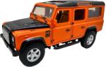 Alloy Macheta Land Rover Defender portocaliu 110 1: 32 lumini si sunete usi capota deschise (JPT)