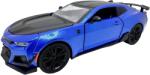 Che zhi Macheta Chevrolet Camaro albastru 1: 24 cu sunet lumini deschide usile si capotele (JPT)