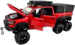 LJX Models Macheta Ford RAM Mammoth 6x6 rosu 1: 32 metal lumini si sunete (JPT)