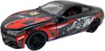 XUIE Macheta BMW M8 Racing rosu 1: 24 metal pull back lumini si sunete (JPT)
