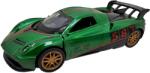 JPT Macheta Pagani Huayra 1: 38 verde usi fluture lumini sunete pull back (JPT)