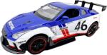 Jiaye Macheta Nissan GT-R Racing albastru 1: 22 replica metal lumini si sunete usi capota si portbagaj deschise (JPT)