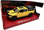 LJX Models Macheta Dodge RAM Mammoth 1000 Hennessey galben1: 32 replica metal lumini si sunete usi capota si portbagaj deschise (JPT)