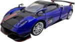 Alloy Macheta Pagani Huayra albastra BC 1: 32 replica metal lumini si sunete usi capota si portbagaj deschise (JPT)