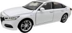 Che zhi Macheta Honda Accord Sport Hybrid alba 1: 24 replica metal lumini si sunete usi capota si portbagaj deschise (JPT)