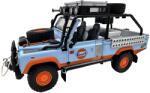 Jinlifang Macheta Land Rover Defender albastru off road 1: 24 replica metal lumini si sunete usi capota deschise (JPT)