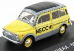  Macheta metalica Fiat 500 Giardiniera Necchi 1960 1: 43 galben gri