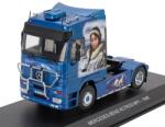  Macheta metalica Mercedes-Benz Actros 1851 MP1 cap tractor 2 axe 1998 Eskimo Arctic Airbrush 1: 43 albastru