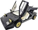 xinhaodi Macheta Lamborghini Countach negru 1: 24 replica metal lumini si sunete usi tip foarfeca (JPT)