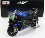  Macheta metalica MAISTO YAMAHA 1/18 YZR-M1 TEAM YAMAHA MONSTER ENERGY N 21 MOTOGP SEASON 2022 FRANCO MORBIDELLI - BLUE