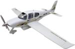 JPT Macheta avion Piper Seneca N4160 metal 20cm cu suport de expunere sunet si lumini led in cabina (JPT)