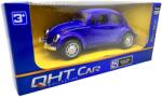 JPT Macheta Volkswagen Beetle 1: 32 replica metal albastra lumini si sunete usi deschise (JPT)