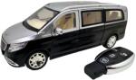  Macheta Mercedes Maybach V-Class negru gri 1: 24 replica metal lumini si sunete usi laterale actionate din telecomanda