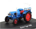 JPT Macheta Tractor Eicher Tiger 1960 1: 43 replica metal albastru (JPT)