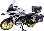 JPT Macheta motocicleta BMW R1250 GS 20 cm replica metal si plastic lumini si sunete cutii laterale detasabile (JPT)