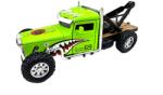 Alloy Macheta Hot Rod Tow Truck 1: 32 replica metal verde tip platforma rescue (JPT)