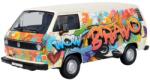 Motormax Macheta Volkswagen Type 2 (t3) Graffiti Van 1: 24 replica metal Culori diverse (JPT)