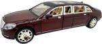 Alloy Macheta Mercedes-Maybach Pullman Limuzina 1: 24 replica metal lumini si sunete usi capota si portbagaj functionale (JPT)