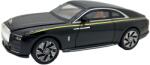 Che zhi Macheta Rolls-Royce Spectre negru 1: 24 replica metal lumini si sunete usi capota si portbagaj functionale (JPT)